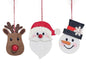 WOODEN CHARACTER SHAPE ORNAMENTS