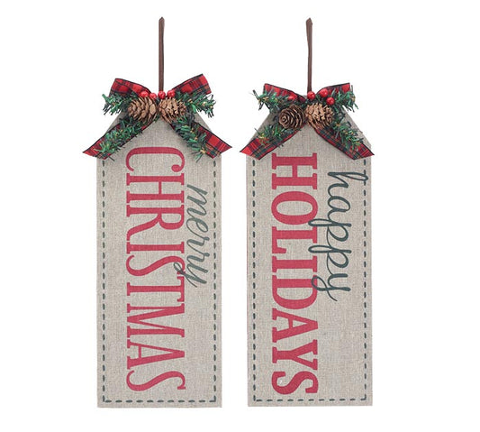 CHRISTMAS TAG WALL HANGING ASSORTMENT