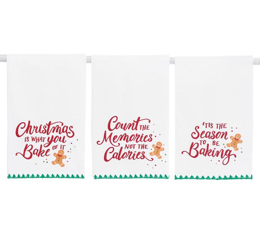 GINGERBREAD TEA TOWEL ASSORTMENT