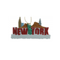 New York Landmarks Christmas Ornament