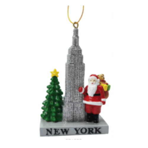 New York Christmas Scene Ornament