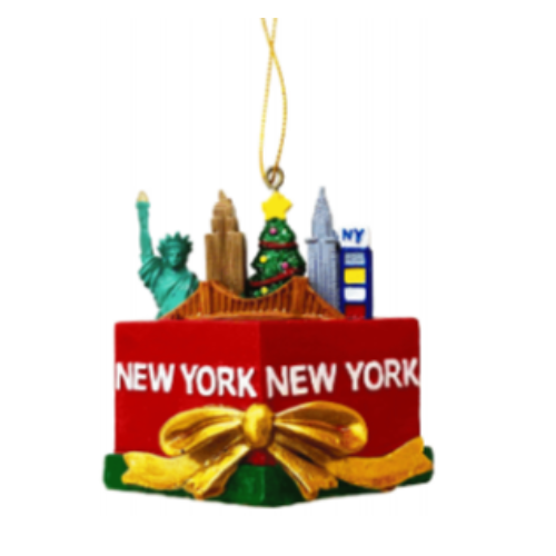 Holiday in New York Ornament – Iconic NYC Sights & Christmas Magic