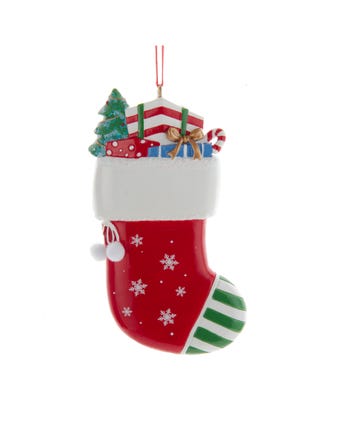 Christmas Stocking Ornament For Personalization