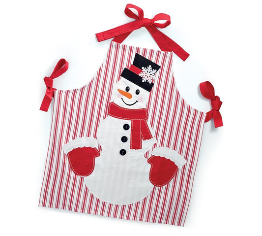 ADULT SNOWMAN APRON