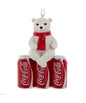 Coca-Cola® Cub With 6-Pack Cans Ornament