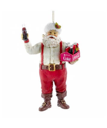 Coca-Cola® Santa Holding A 6-Pack Ornament