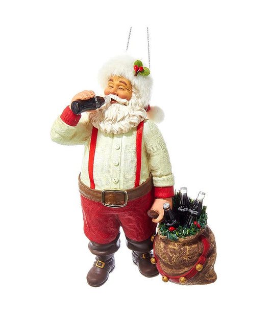 Santa Drinking A Coca-Cola® Ornament