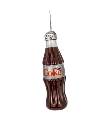 Coca-Cola® Diet Coke Bottle Decoupage Ornament