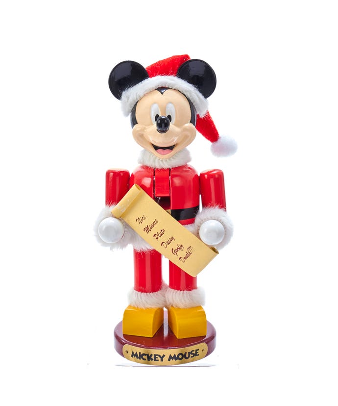 10“ Disney© Santa Mickey Mouse Nutcracker