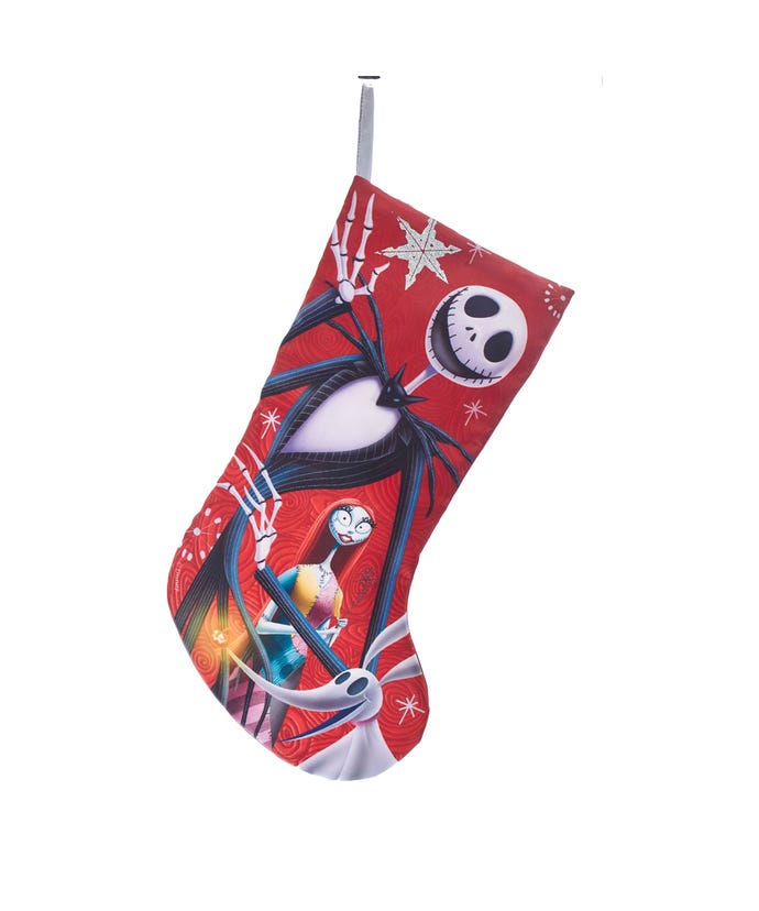 Disney© The Nightmare Before Christmas Jack and Sally Stocking