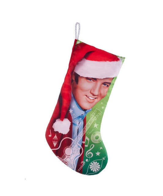 Elvis Presley® With Santa Hat Stocking