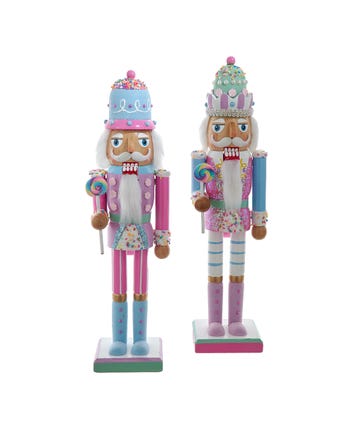 15" Candy Color Nutcrackers