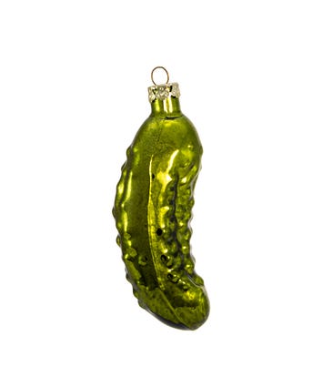 Glass Pickle Ornament