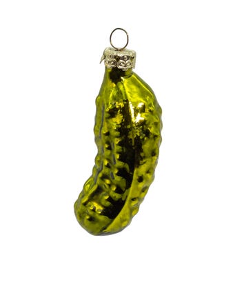 Glass Pickle Ornament