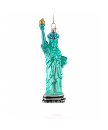 Noble Gems™ Statue Of Liberty Glass Ornament