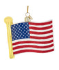 Noble Gems™ Glass American Flag Ornament