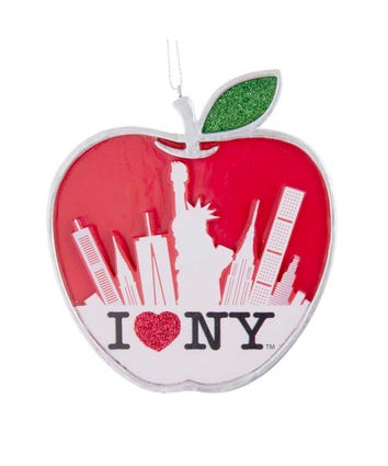 I Love NY® Apple Ornament