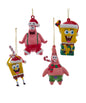 SpongeBob Squarepants™ and Patrick With Hats Ornaments, 4 Piece Set