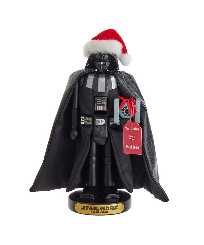 10“ Star Wars™ Vader With Tie Fighter Nutcracker